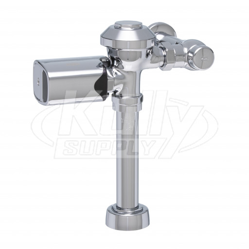 Zurn ZER6000AV-WS1-SM AquaSense Exposed Sensor 1.6 GPF Flush Valve with Chrome Plated Metal Cover